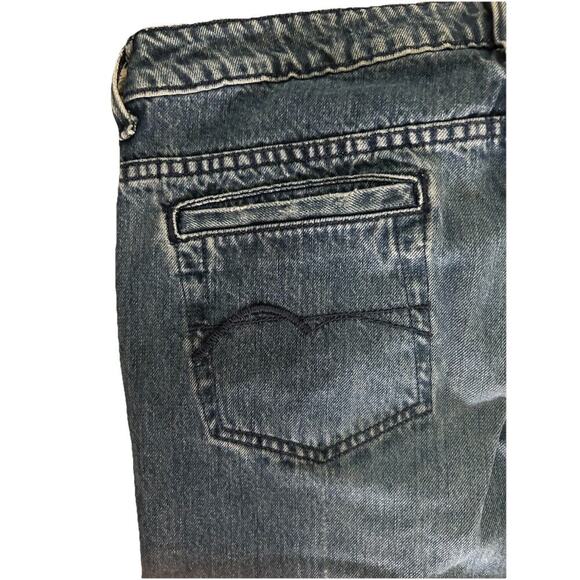 Vintage Y2K American Eagle Women’s Denim Flare Low Rise Blue Jeans Size 6 - Picture 8 of 8